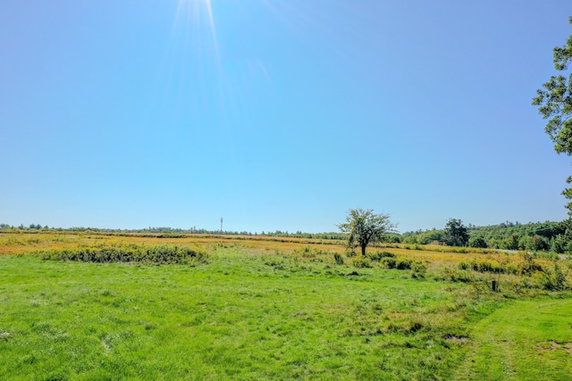 view of landscape featuring a rural view