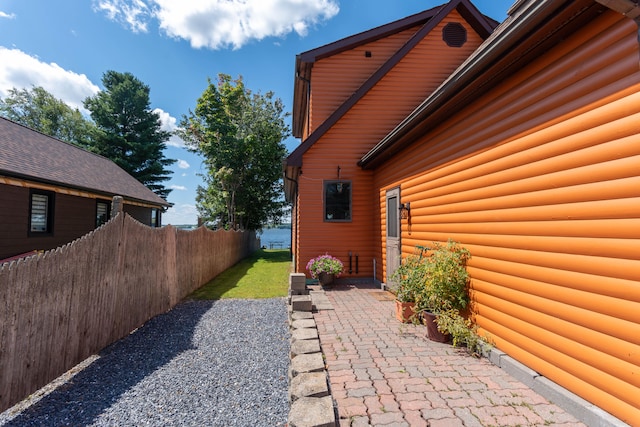 exterior space with a patio area