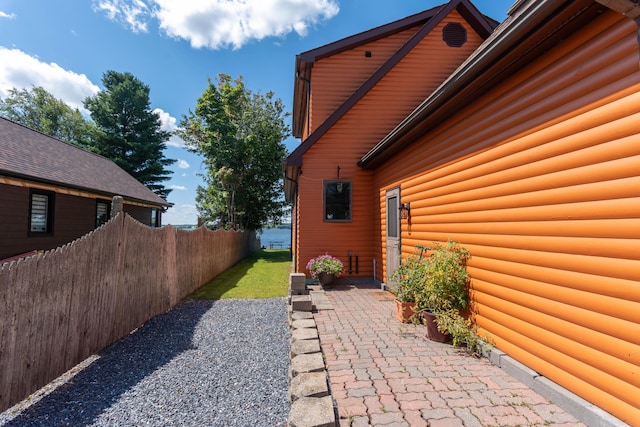 803 Lake Shore Rd, Madawaska, ME 04773 - view of patio with fence