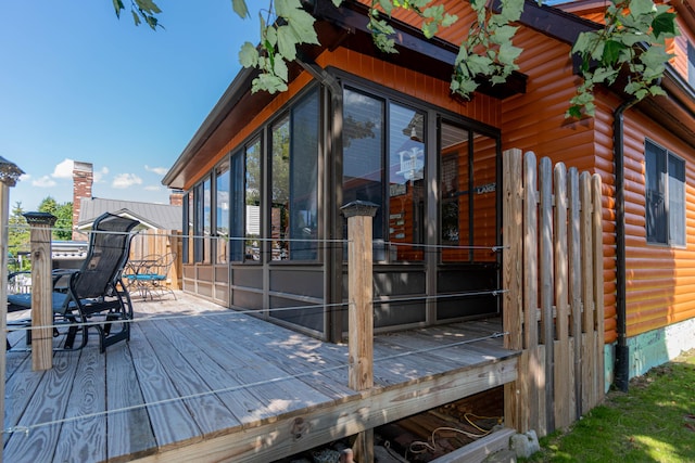 803 Lake Shore Rd, Madawaska, ME 04773 - view of deck