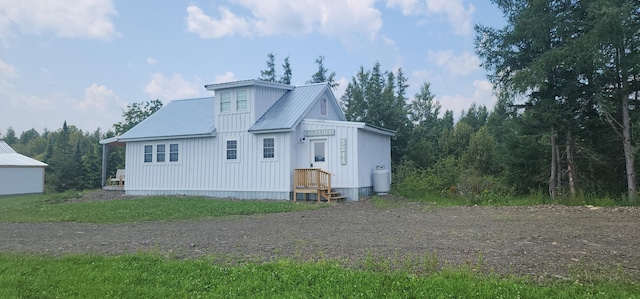 view of back of property