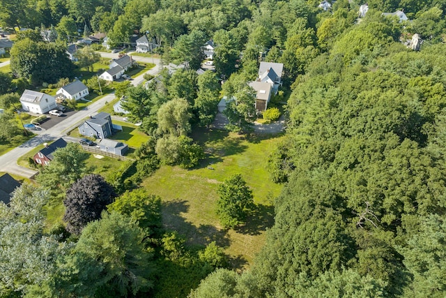 4 Wilson St, Topsham, ME 04086 - aerial overview of property's location with a forest and nearby suburban area