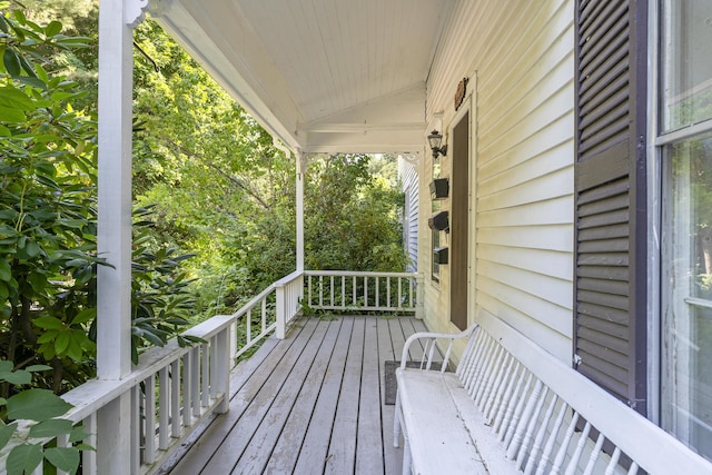 4 Wilson St, Topsham, ME 04086 - view of wooden deck