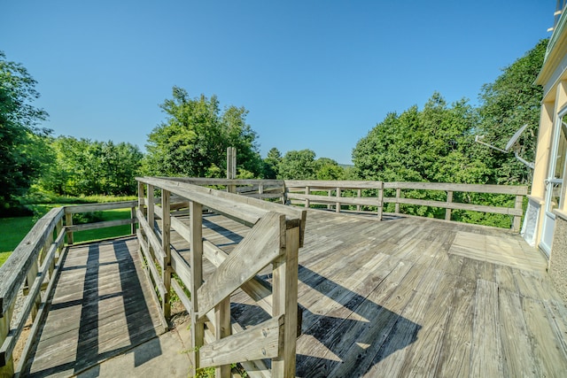 view of deck