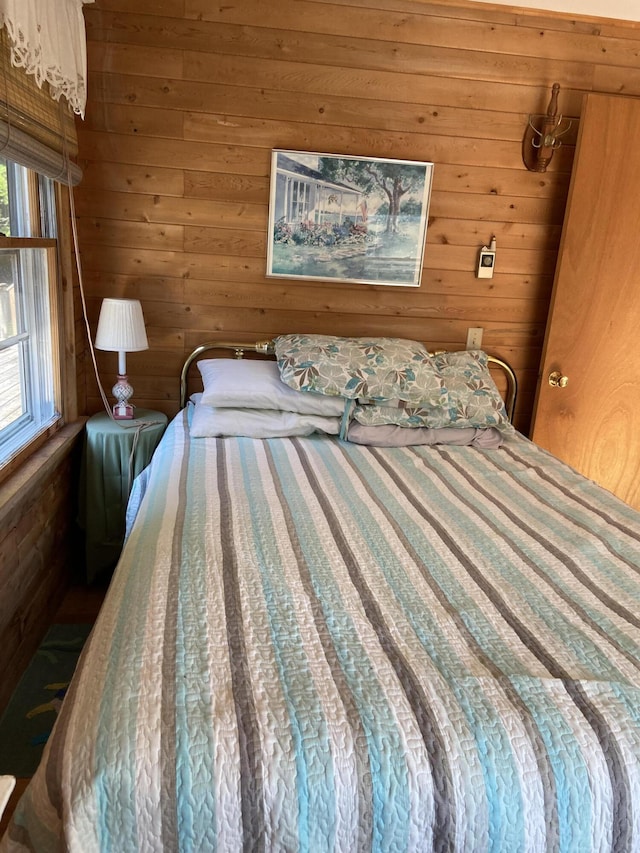 91 Mcsorley Rd, Great Cranberry, Cranberry Isles, ME 04625 - bedroom featuring wooden walls