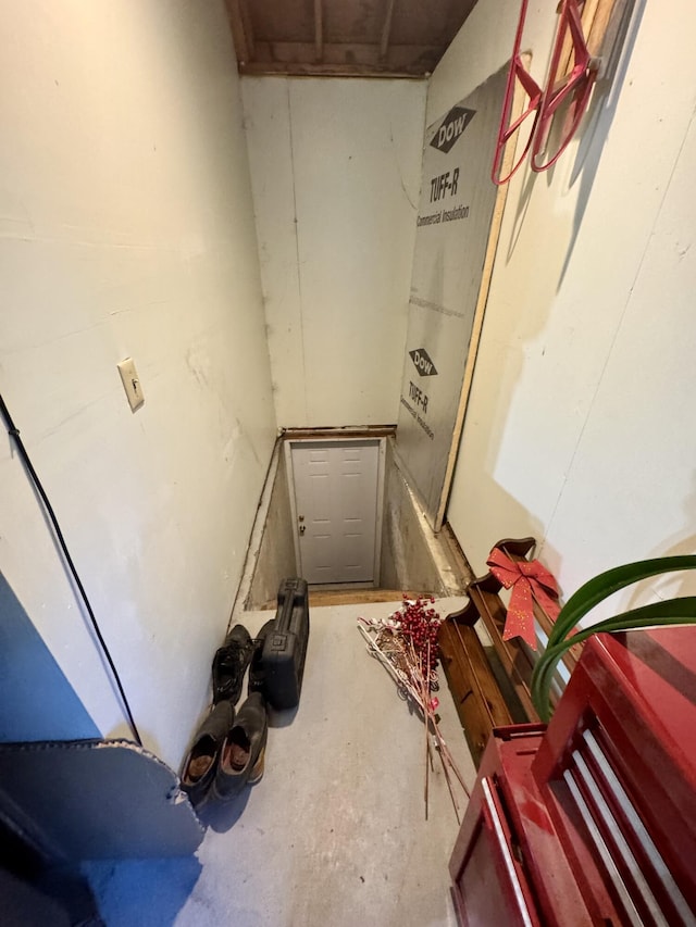 12 Hycrest Ln, Old Town, ME 04468 - stairs featuring concrete flooring