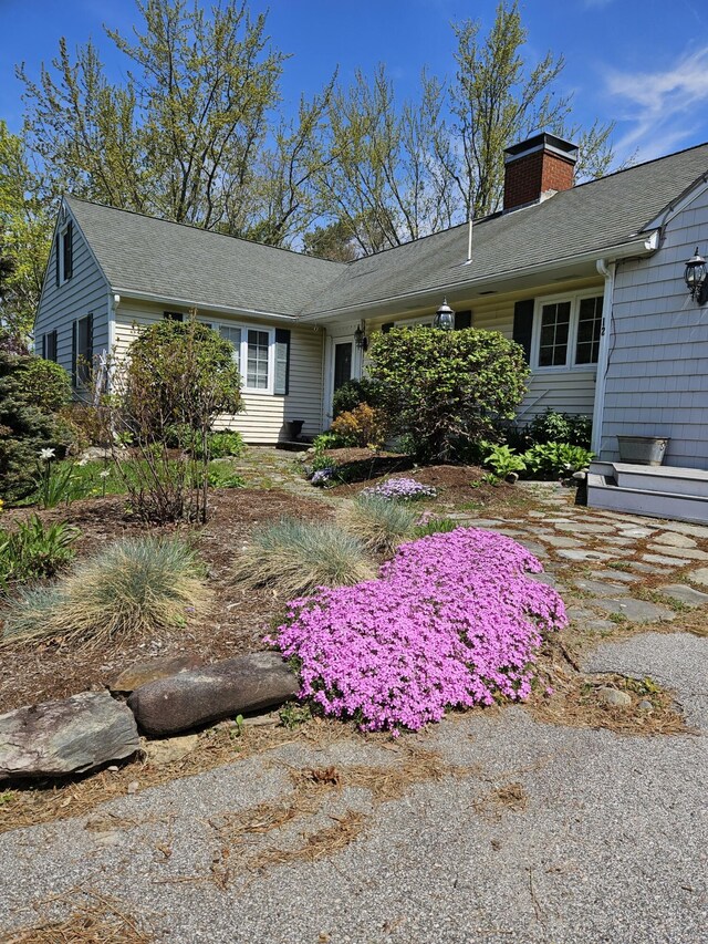 12 Hycrest Ln, Old Town, ME 04468 - view of front of property with a chimney