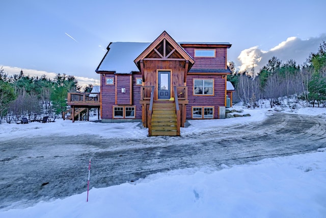 view of front of home