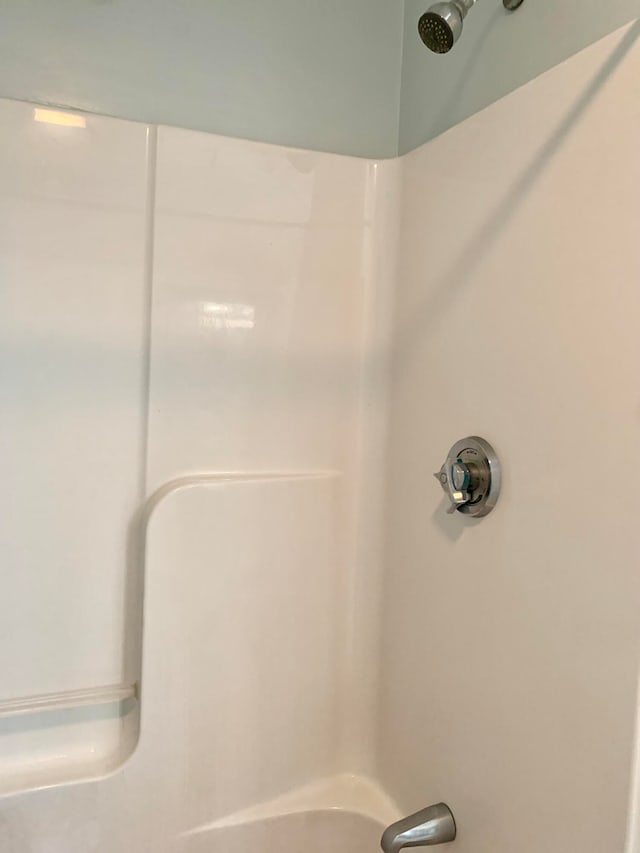 room details with bathing tub / shower combination