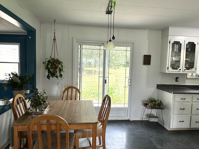 view of dining area