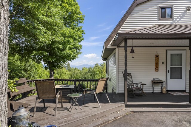 view of deck