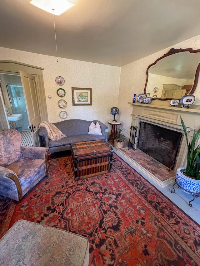 view of living room