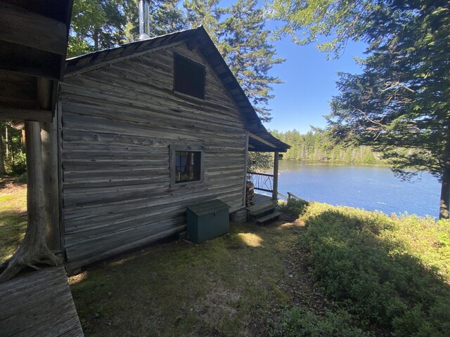 LOT14 Rowe Pond Rd, Pleasant Ridge Plt, ME 04920 - view of side of home featuring a water view