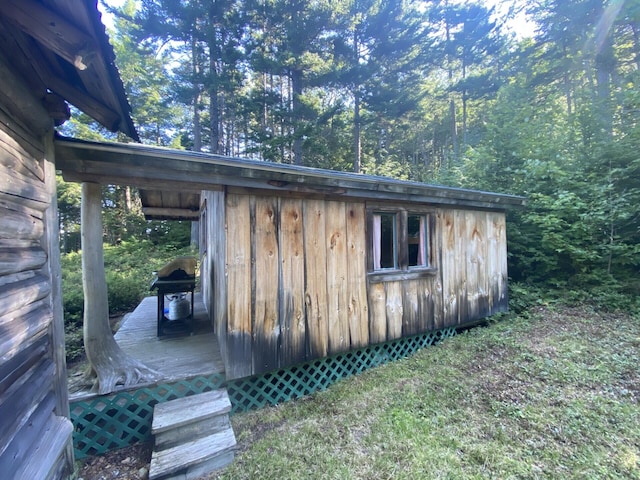 LOT14 Rowe Pond Rd, Pleasant Ridge Plt, ME 04920 - view of outdoor structure featuring an outdoor structure