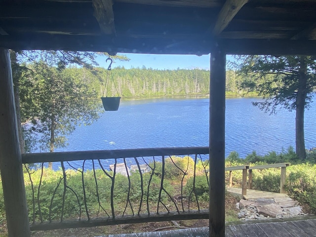 LOT14 Rowe Pond Rd, Pleasant Ridge Plt, ME 04920 - water view with a forest