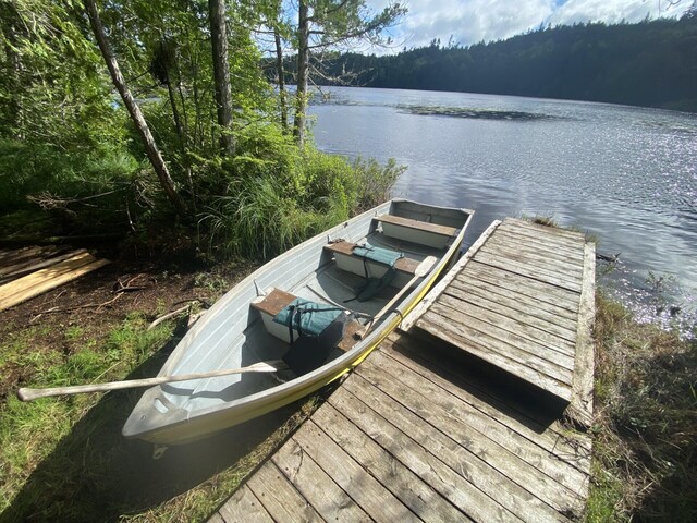LOT14 Rowe Pond Rd, Pleasant Ridge Plt, ME 04920 - dock featuring a water view and a view of trees