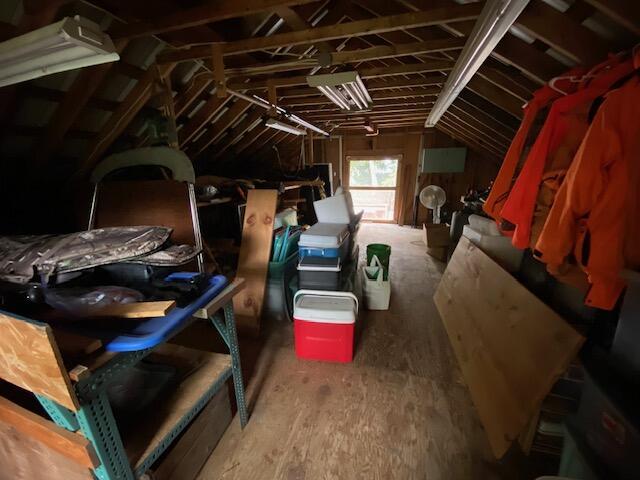 view of attic