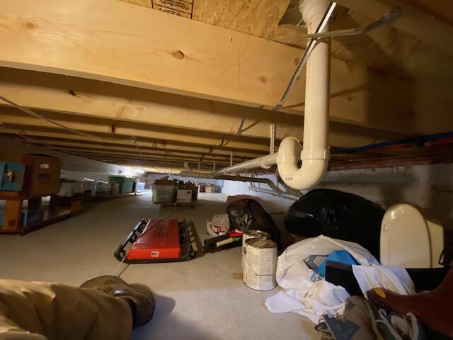 view of basement