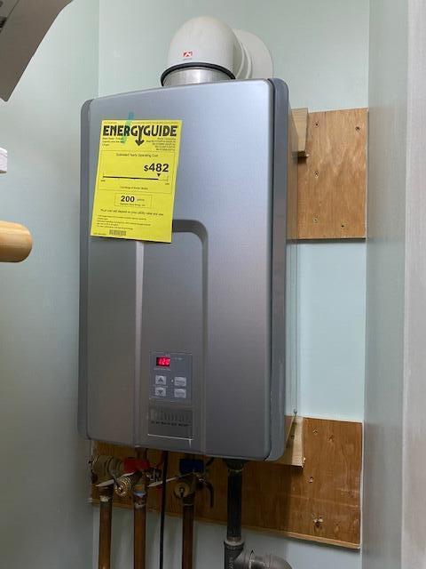 utilities with tankless water heater