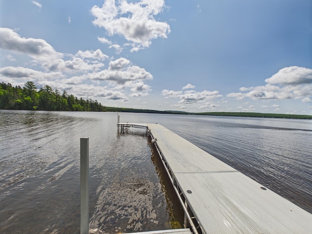 827 Little Madawaska Lake Rd, Westmanland, ME 04783 - dock featuring a water view