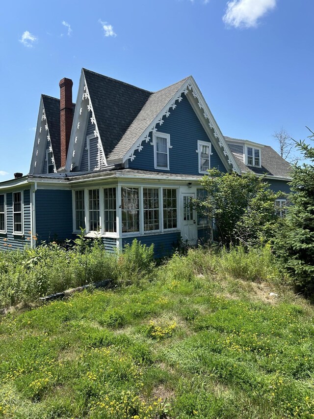 view of rear view of house