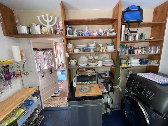 11 Sardine Way, Lubec, ME 04652 - storage area with washer / dryer