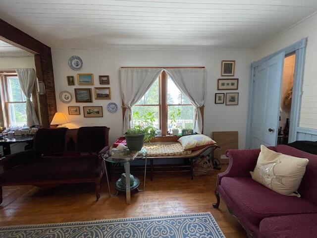 11 Sardine Way, Lubec, ME 04652 - interior space featuring plenty of natural light and wood finished floors