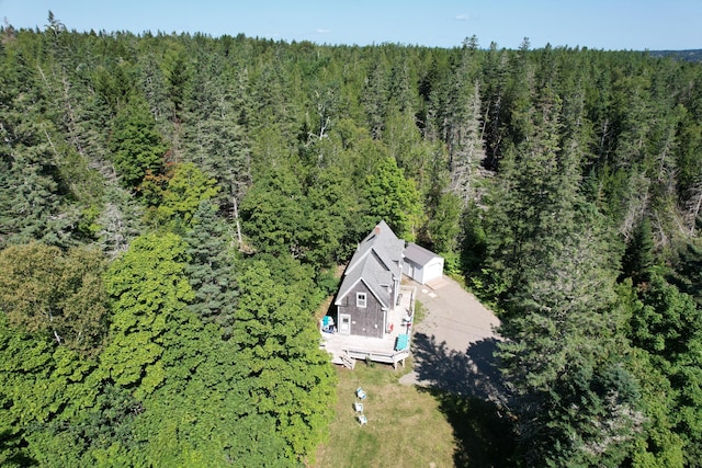 11 Sardine Way, Lubec, ME 04652 - drone / aerial view with a forest view
