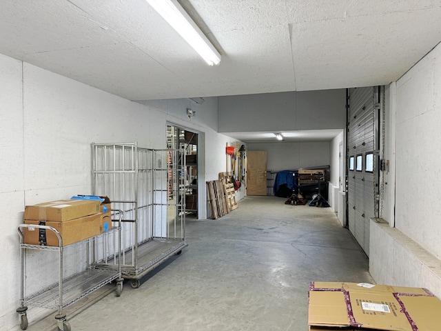 view of basement