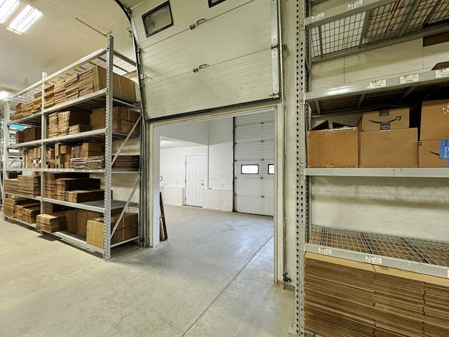 storage area featuring a garage