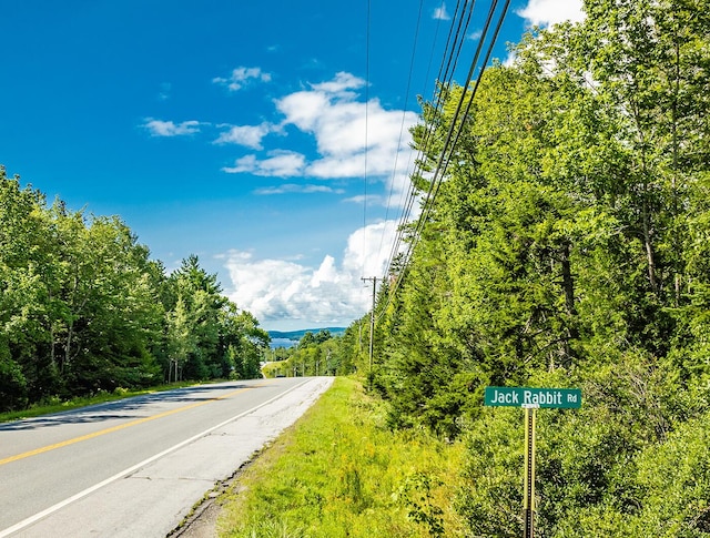 view of road