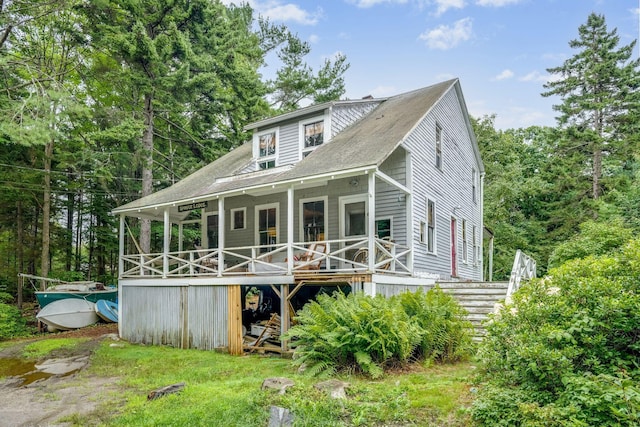 view of front of property