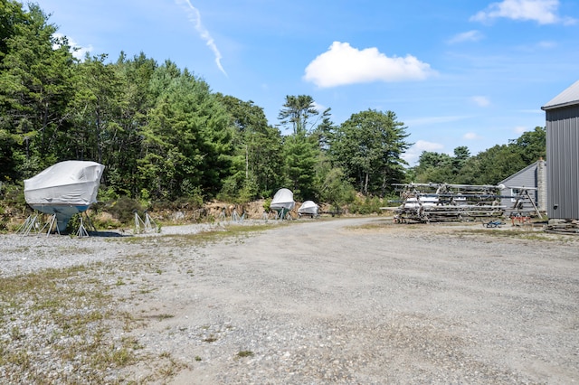 view of road