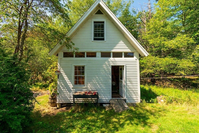 292300 Main Rd, Islesboro, ME 04848 - back of property featuring an outbuilding
