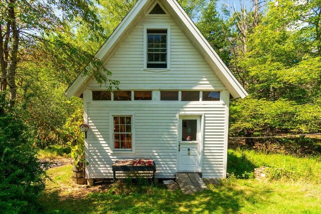 view of rear view of property