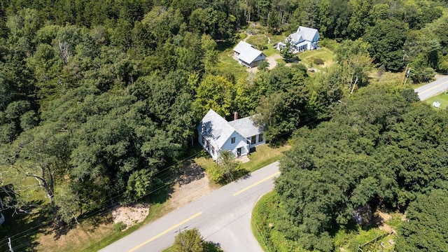 292300 Main Rd, Islesboro, ME 04848 - drone / aerial view featuring a forest view
