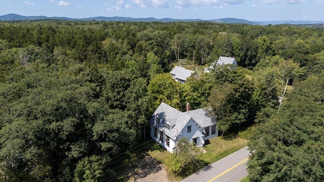 292300 Main Rd, Islesboro, ME 04848 - birds eye view of property featuring a mountain view and a view of trees
