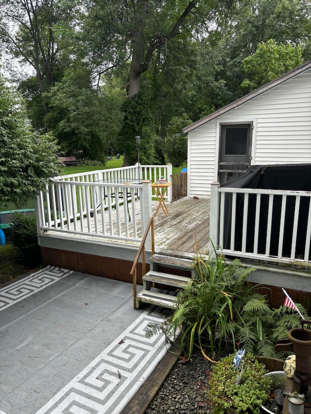 view of deck