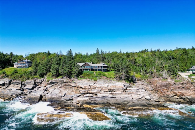 41 Sandpiper Ln, Bristol, ME 04539 - view of local wilderness with a wooded view