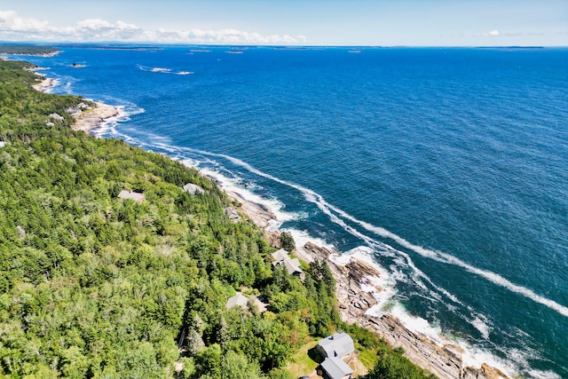41 Sandpiper Ln, Bristol, ME 04539 - aerial view featuring a water view