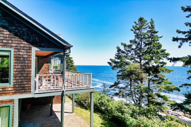 41 Sandpiper Ln, Bristol, ME 04539 - exterior space featuring a water view