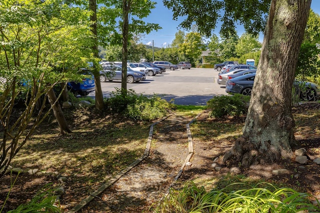 view of uncovered parking lot