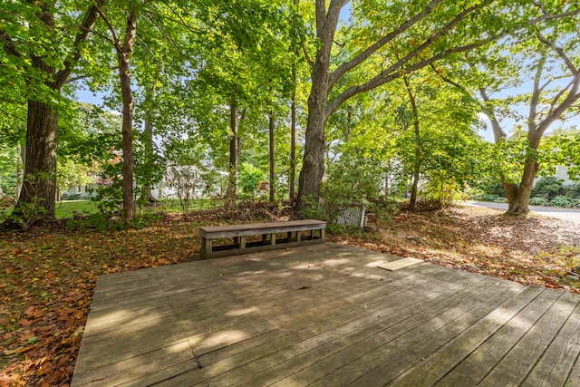 view of deck