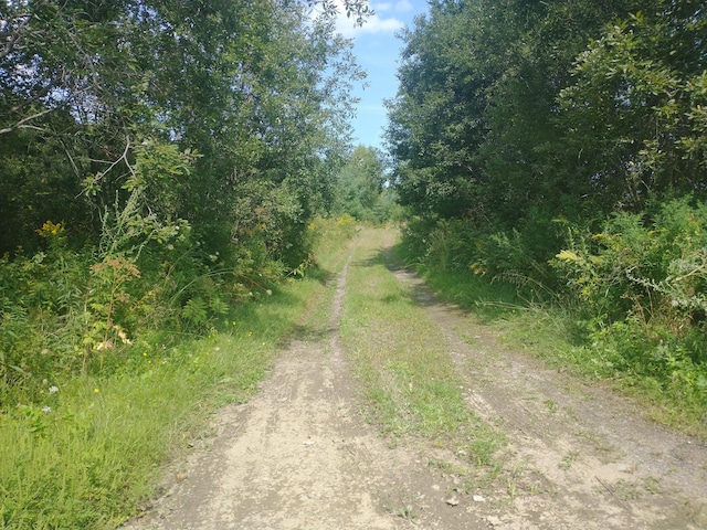 view of road