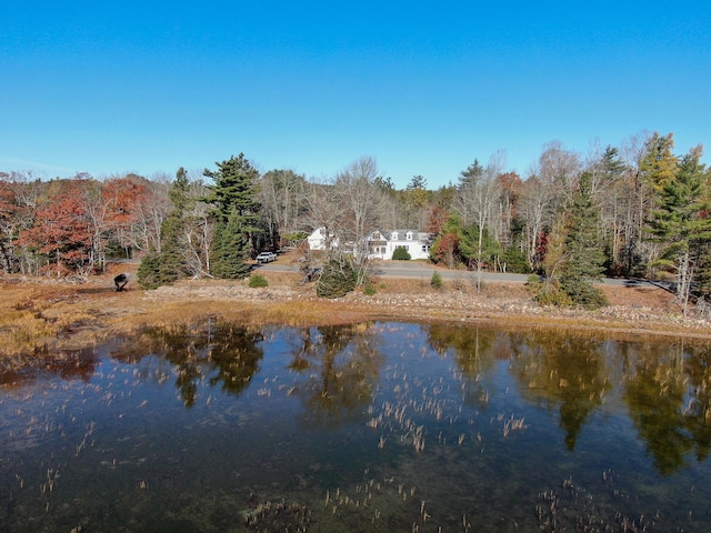 139 Lake Rd, Robbinston, ME 04671 - water view featuring a heavily wooded area