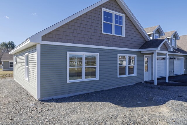 view of rear view of property