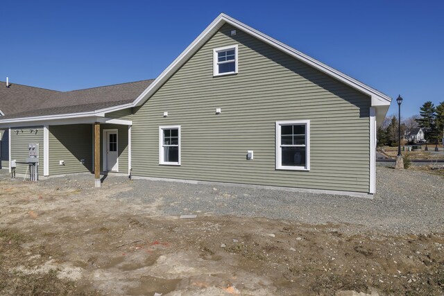 view of rear view of house