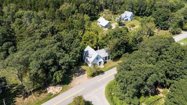 292300 Main Rd, Islesboro, ME 04848 - aerial view with a view of trees