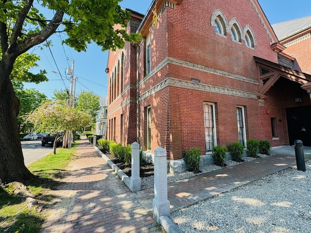 view of home's exterior featuring a garage