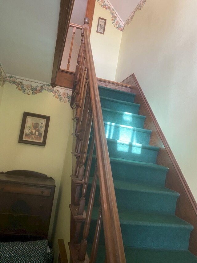 view of stairs